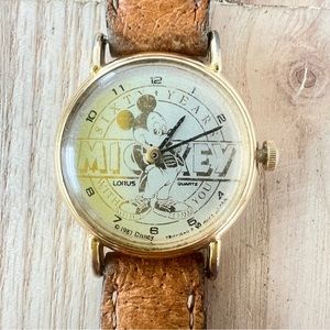 Vintage Lorus Disney Mickey Mouse 60 year watch NEW BATTERY
